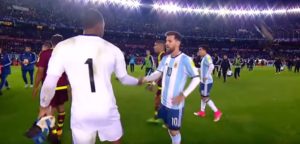 wuilker fariñez vs argentina amistoso venezuela con leo messi