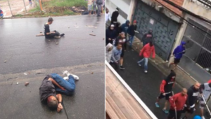 14 heridos en una pelea a navajazos y tiros antes del Sao Paulo-Corinthians