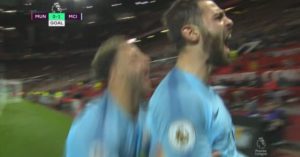 bernardo silva gol ante el united