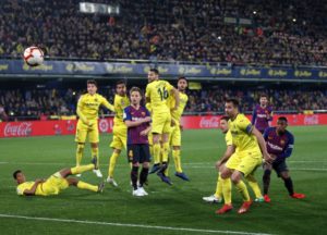 messi gol tiro libre villarreal