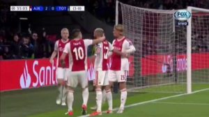 ziyech gol ajax zurda champions