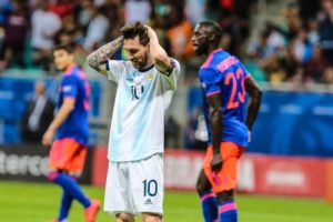 derrota de messi con argentina