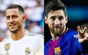 messi vs hazard barcelona vs madrid
