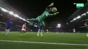 blopper kepa del chelsea ante el ajax