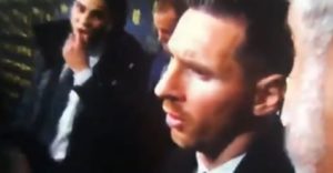 La reacción de Messi con Edu Aguirre, periodista madridista que lo interrumpió en entrevista