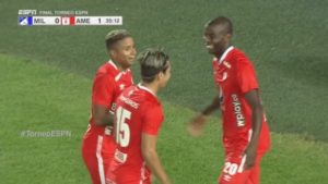 Primer gol de ADRIAN RAMOS en su regreso al América de Cali