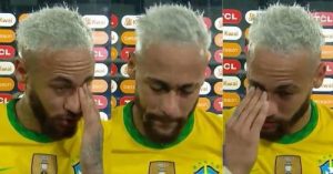 neymar llorando