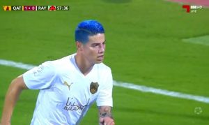 Flojo desempeño: el increíble gol que erró James Rodríguez con Al-Rayyan