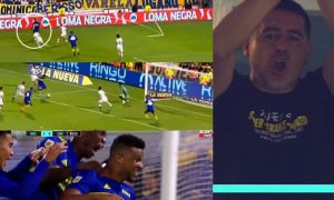 Se disfrazó de Roberto Carlos: Por favor, qué golazo de Fabra ante Rosario Central