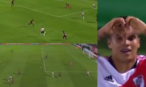 gol de juanfer quintero con river 2022