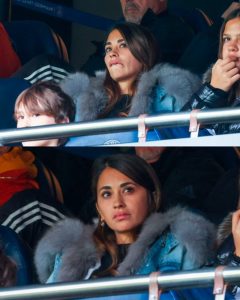 La reacción de Antonela Roccuzzo cuando silbaban a Messi