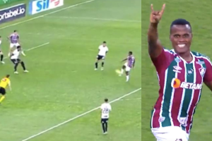 Altísimo nivel de Jhon Arias en Fluminense. gol al corinthians