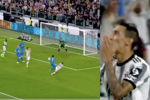 Angelito Di María, qué debut. GOLAZO de volea con la Juventus