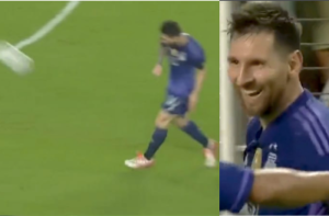 UNA BARBARIDAD: El gol de vaselina de primera de Messi ante Honduras
