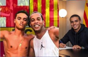 Así juega João Mendes, el hijo de Ronaldinho y nuevo jugador del Barcelona
