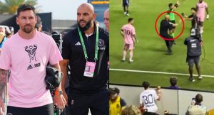 Quién es Yassine Chueko, guardaespaldas de Lionel Messi?