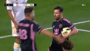 Doble pared con Jordi Alba y primer gol del 2024 de Messi con Inter Miami