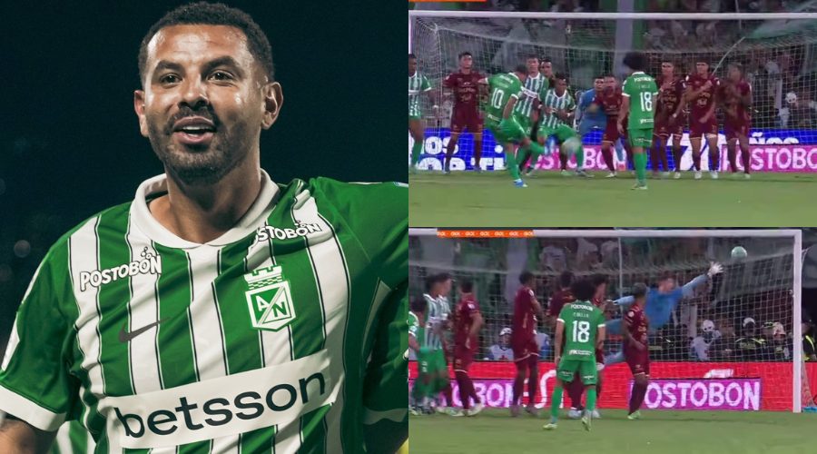 El poético golazo de tiro libre de Edwin Cardona en la primera pelota ...